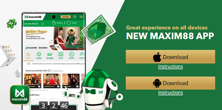 Maxim88 APK Download Banner - maxim888a