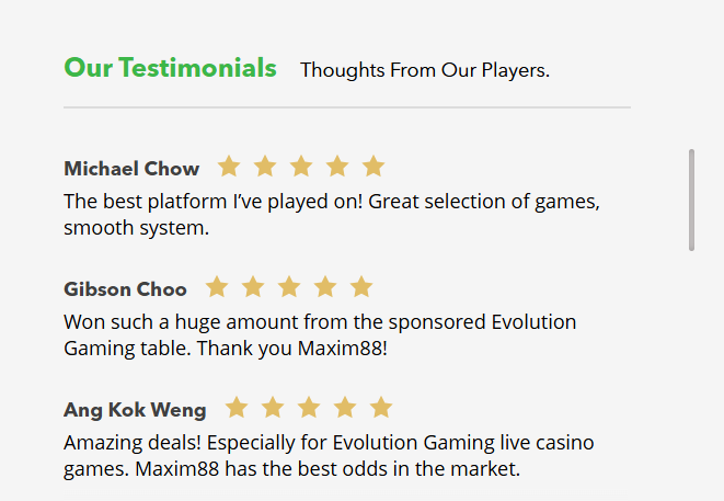 Maxim88 - Testimonials Players - Desktop - maxim888a