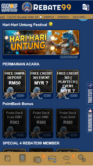 Rebate99 - Promotion - maxim888a