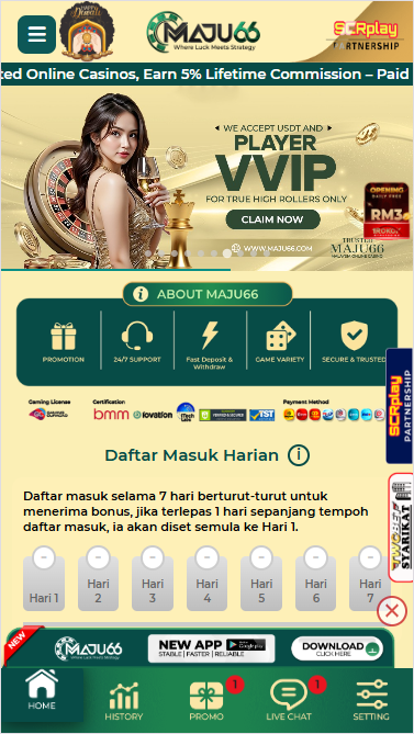 Maju66 - Homepage - maxim888a