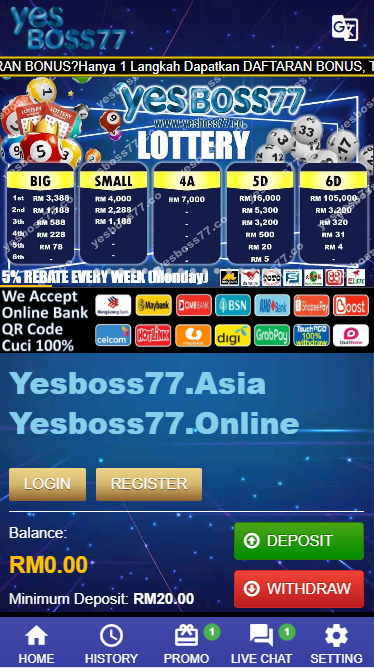 YesBoss77 - Homepage - maxim888a