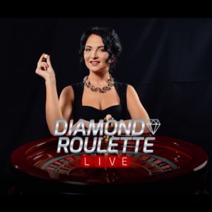 Live Diamond Roulette - Game Logo - maxim888a