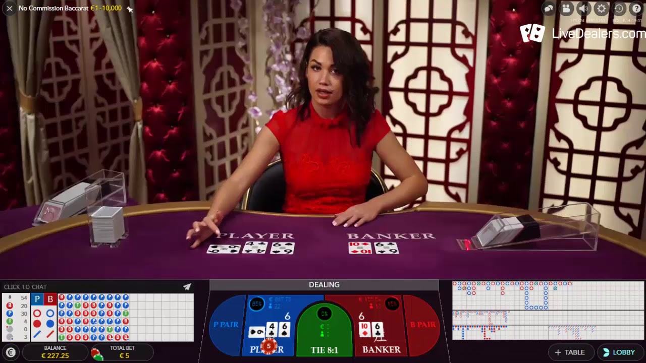 No Commission Baccarat - Interface - Maxim88a