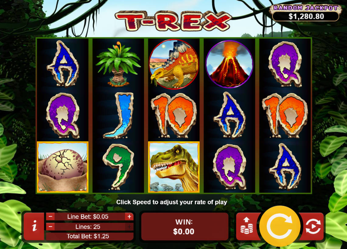 T-Rex Slot - Interface - Maxim88a