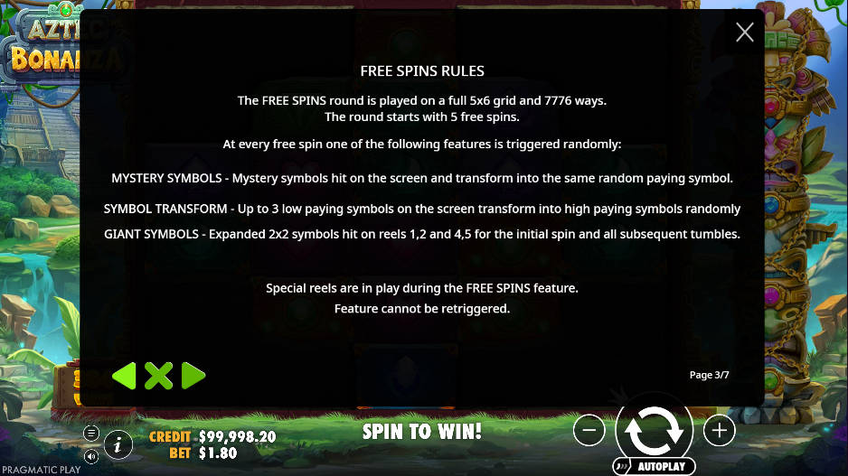 Aztec Bonanza Slot - Free Spin - Liverpool888