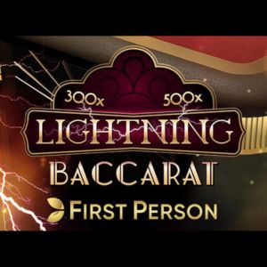 First Person Lightning Baccarat - Game Logo - maxim88a