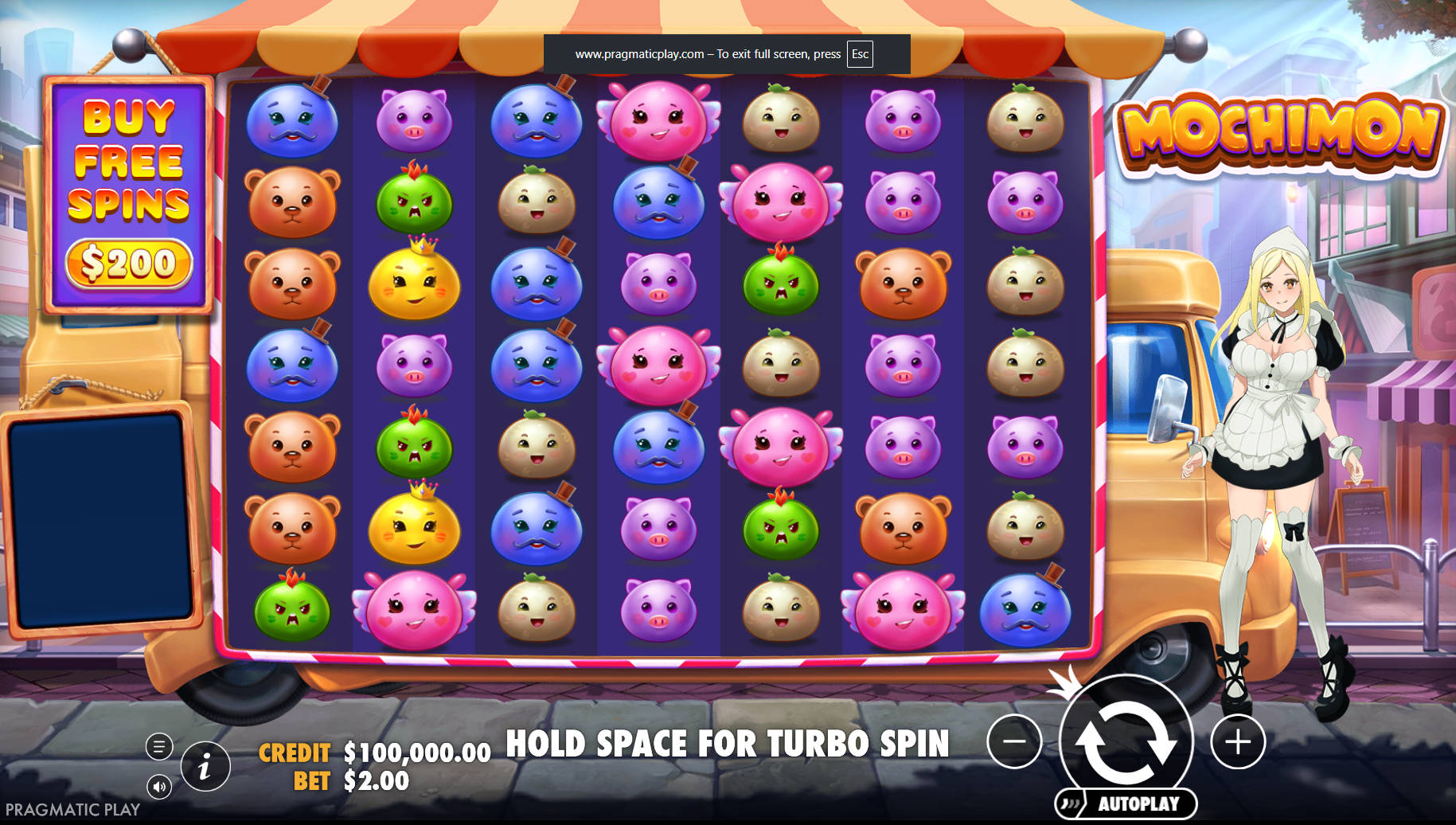 Mochimon Slot - Interface - Maxim88a