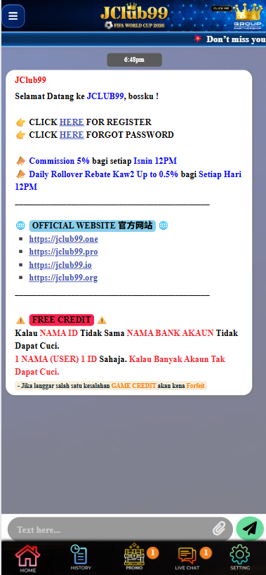 JClub99 - Livechat - maxim888a