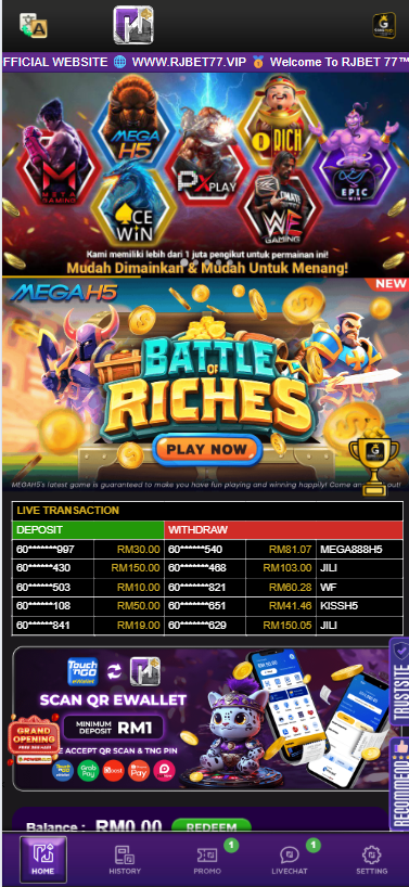 RJBET77 - Homepage - maxim888a