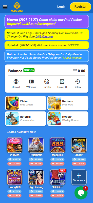 V3Cuci - Homepage - maxim888a